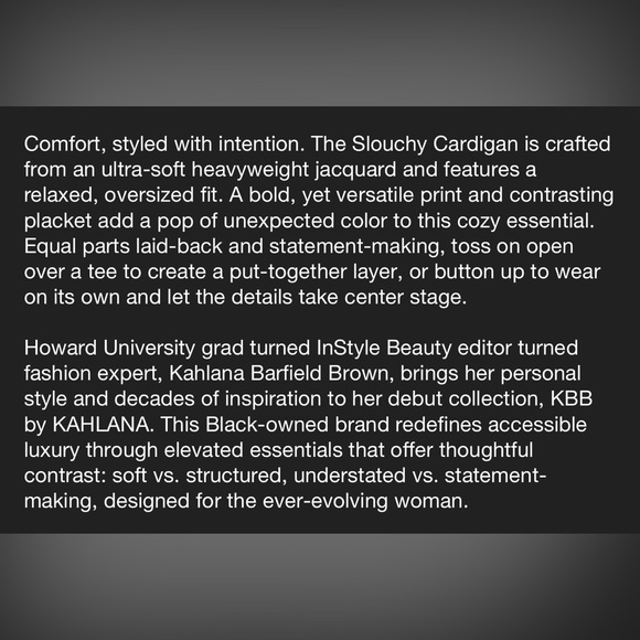 KBB by KAHLANA “The Slouchy Cardigan” Tan Leopard Size XL - Picture 4 of 8